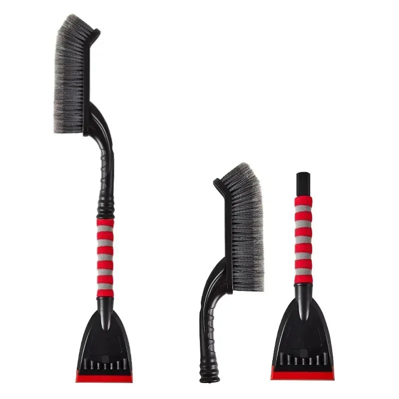 “2-in-1 Car Snow & Ice Scraper Brush – Paint-Safe Winter Cleaning Tool”