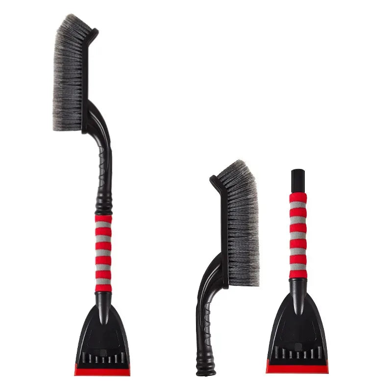 “2-in-1 Car Snow & Ice Scraper Brush – Paint-Safe Winter Cleaning Tool”