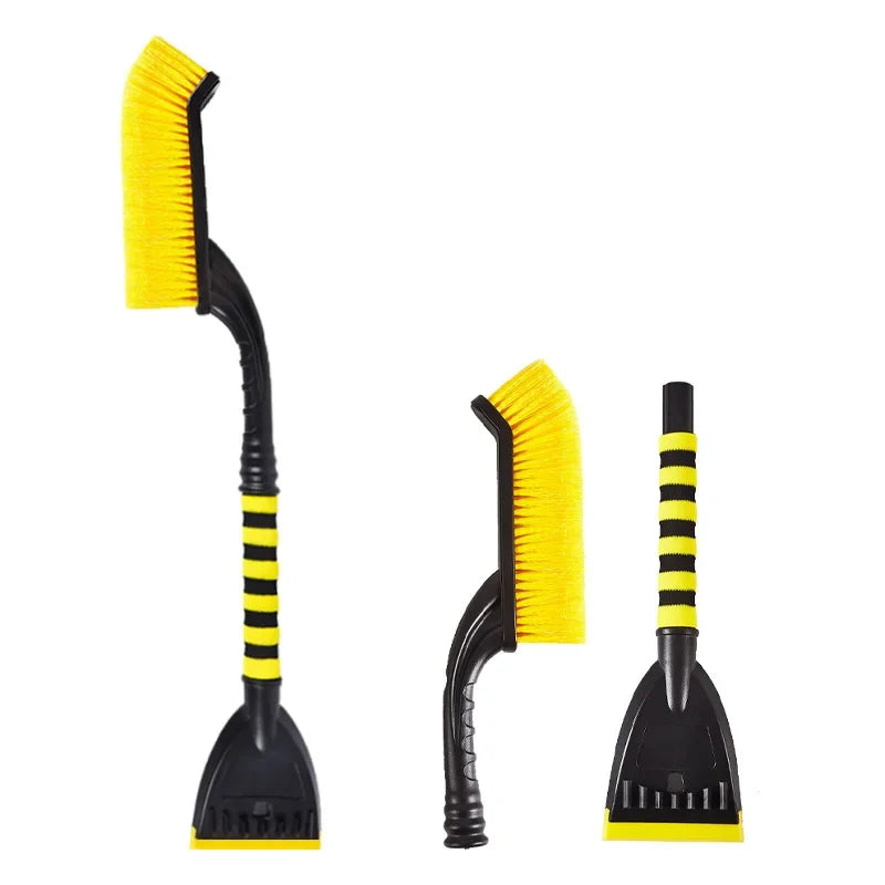 “2-in-1 Car Snow & Ice Scraper Brush – Paint-Safe Winter Cleaning Tool”